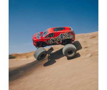 Arrma 1/10 GORGON 2wd Monster Truck RTR Smart 3300 7C S120 USB (Battery & Charger Included) - Red