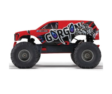 Arrma 1/10 GORGON 2wd Monster Truck RTR Smart 3300 7C S120 USB (Battery & Charger Included) - Red