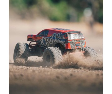 Arrma 1/10 GORGON 2wd Monster Truck RTR Smart 3300 7C S120 USB (Battery & Charger Included) - Red