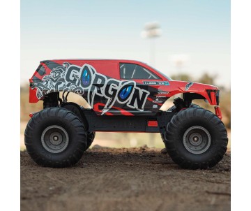 Arrma 1/10 GORGON 2wd Monster Truck RTR Smart 3300 7C S120 USB (Battery & Charger Included) - Red