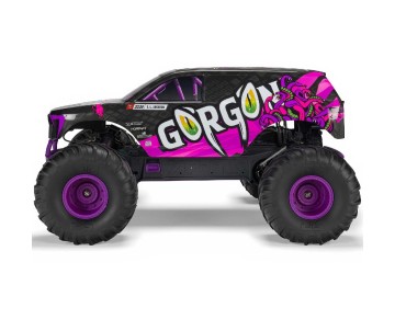 Arrma 1/10 GORGON 2wd Monster Truck RTR Smart 3300 7C S120 USB (Battery & Charger Included) - Purple