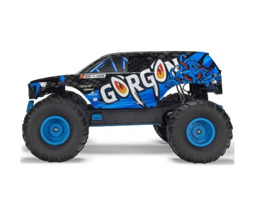 Arrma 1/10 GORGON 2wd Monster Truck RTR Smart 3300 7C S120 USB (Battery & Charger Included) - Blue