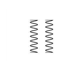 Arrma Shock Springs: 130mm 2.21N/mm (12.62lb/in)(2)