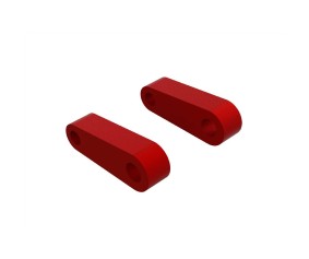 Arrma Aluminum Fr Suspension Mounts (2) - Red