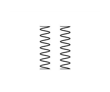 Arrma Shock Springs: 130mm 2.51N/mm (14.33lb/in)(2)