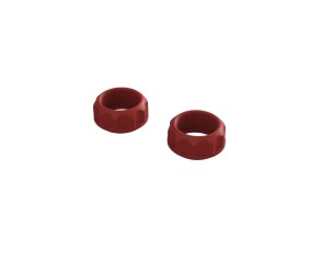 Arrma Threaded Shock Collar Red (2)