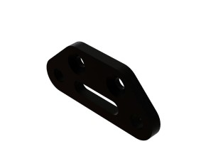 Arrma Aluminum Front Suspension Mount - Black
