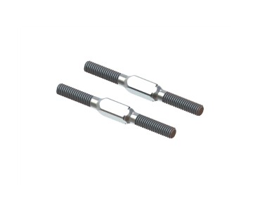 Arrma Steel Turnbuckle M4x45mm Silver (2)
