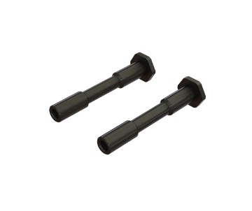 Arrma Steel Steering Post 6x42mm (2) - Black