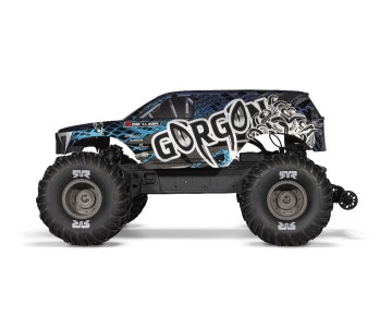 Arrma 1/10 GORGON 223S 2WD RTR Brushless Monster Truck - Blue/Black x4 - Red/Black x3