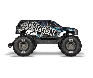 Arrma 1/10 GORGON 223S 2WD RTR Brushless Monster Truck - Blue/Black x3 - Red/Black x4