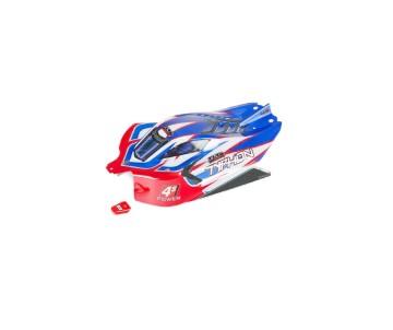 Arrma TYPHON TLR Tuned Finished Body - Red/Blue