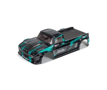 Arrma 1/8 INFRACTION 4X4 3S BLX Finished Body - Black/Teal