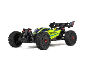 Arrma 1/8 TYPHON 4x4 223S Brushless Buggy RTR with DSC - Yellow