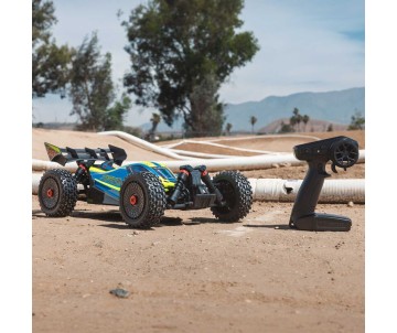 Arrma 1/8 TYPHON 4x4 223S Brushless Buggy RTR with DSC - Blue