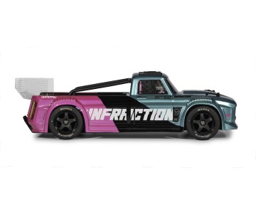 Arrma 1/8 INFRACTION 223S DSC 4X4 RTR Brushless All-Road Street Bash - Teal/Pink
