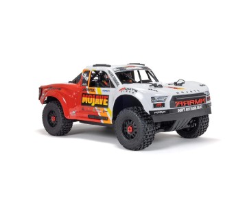 Arrma 1/8 MOJAVE 4x4 4S Brushless Scale Desert Truck - White/Red