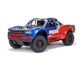 Arrma 1/8 MOJAVE 4x4 4S Brushless Scale Desert Truck - Blue/Red