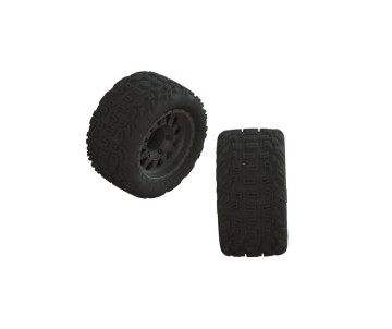 Arrma 1/10 dBoots Katar MT Pre-Mounted Tire 14mm Hex (2)