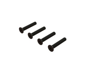 Arrma Flat Head Hex Machine Screw M4x24mm (4)
