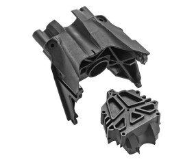 Arrma AR320244 Rear Bulkhead Set Nero