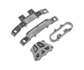 Arrma AR320251 Front/Rear Bumper Set Nero