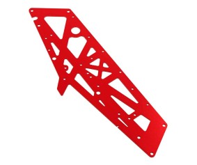 Arrma AR320260 TVP Frame Aluminum Red Nero