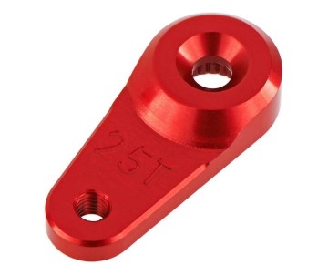 Arrma Aluminum Servo Horn 25T, Red