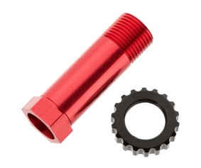 Arrma Aluminum Servo Saver Hub, Red
