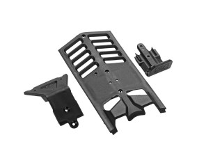 Arrma AR320282 Skidplate Front/Rear/Center Set Nero