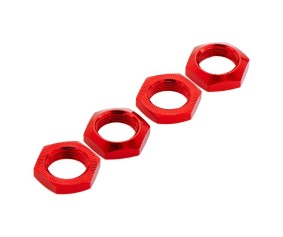Arrma AR330360 Aluminum Wheel Nut 17mm Red Nero (4)