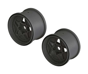 Arrma MT 3.8 Wheel, 17mm Hex, Black (front/rear) (2)