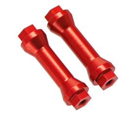Arrma AR320217 Wing Post Aluminum Red (2)