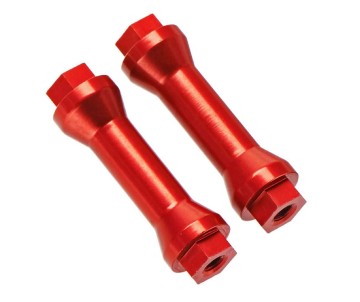Arrma AR320217 Wing Post Aluminum Red (2)