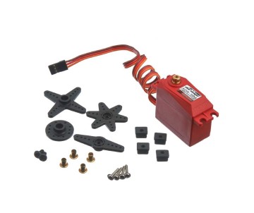 Arrma ADS-15M V2 Waterproof Servo 15KG 0.14sec@7.2V, Red