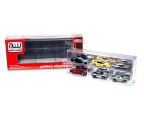 Auto World 1/64 Six Car Interlocking Display Case 4x10.5x2
