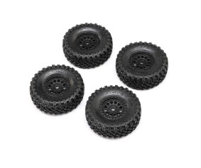 Axial 1.0 Black Rhino Primm & Falken M/T (4): SCX24