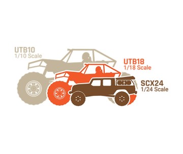 Axial 1/18 UTB18 Capra 4WS 4x4 RTR (Battery & Charger Included) - Blue