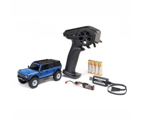 Axial 1/30 SCX30 Ford Bronco 4X4 RTR Brushed Rock Crawler (Battery & Charger Included) - Blue