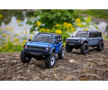 Axial 1/30 SCX30 Ford Bronco 4X4 RTR Brushed Rock Crawler (Battery & Charger Included) - Grey