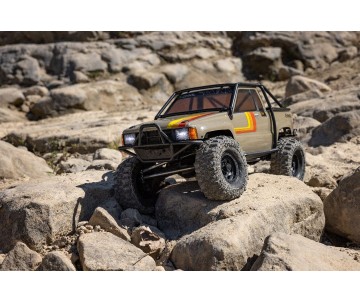Axial 1/10 SCX10 III 1987 Toyota SR5 4X4 RTR Brushed Rock Crawler, Tan