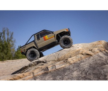 Axial 1/10 SCX10 III 1987 Toyota SR5 4X4 RTR Brushed Rock Crawler, Tan