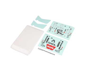 Axial Body Panel Set, Clear: Gilamon AXP8