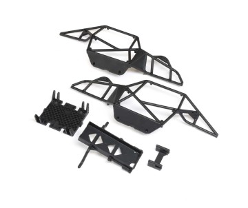 Axial Cage Sides, Skid Plate, Battery Tray: Gilamon AXP8