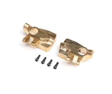 Axial Portal Knuckles (Left/Right), Brass (69.5g ea), AF16P: AXP8