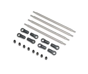 Axial Rear Upper/Lower Links Set, Titanium: AXP8