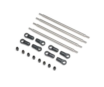 Axial Rear Upper/Lower Links Set, Titanium: AXP8