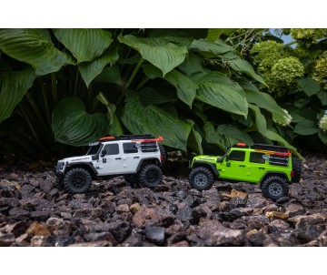 Axial 1/30 SCX30 Jeep Wrangler JLU 4X4 RTR Brushed Rock (Battery & Charger Included) - Green