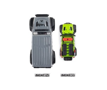 Axial 1/30 SCX30 Jeep Wrangler JLU 4X4 RTR Brushed Rock (Battery & Charger Included) - Green
