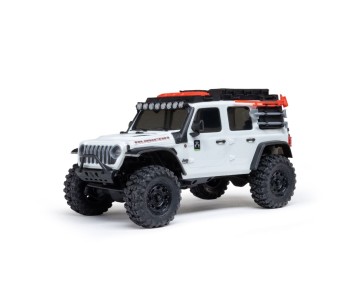Axial 1/30 SCX30 Jeep Wrangler JLU 4X4 RTR Brushed Rock (Battery & Charger Included) - White